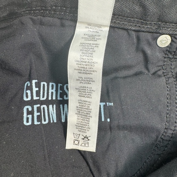 Du/Er Straight Leg Jeans Mens Size 32X32 Black Mid Rise - Picture 7 of 13